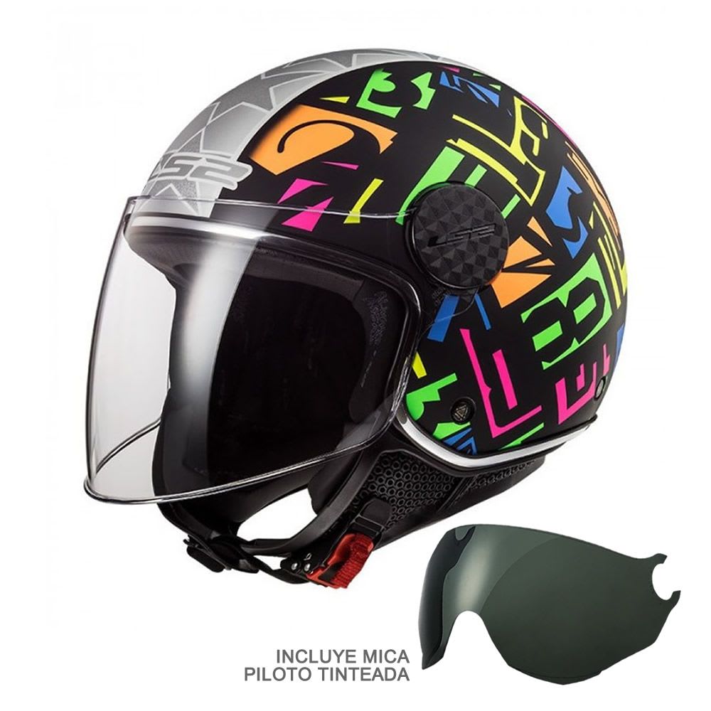 CASCO LS2 OF558 SPHERE LUX CRISP NEGRO AMARILLO3