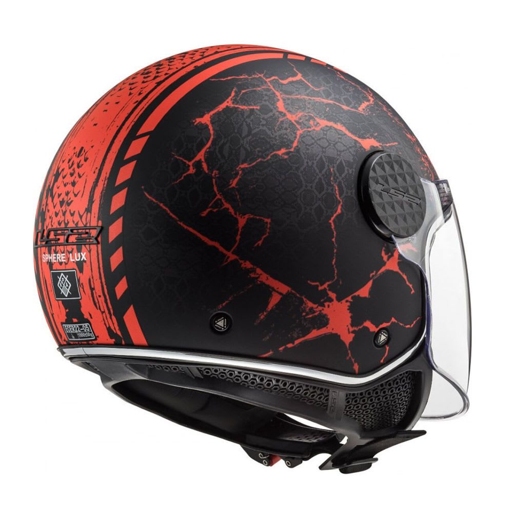 CASCO LS2 OF558 SPHERE LUX SNAKE NEGRO ROJO2