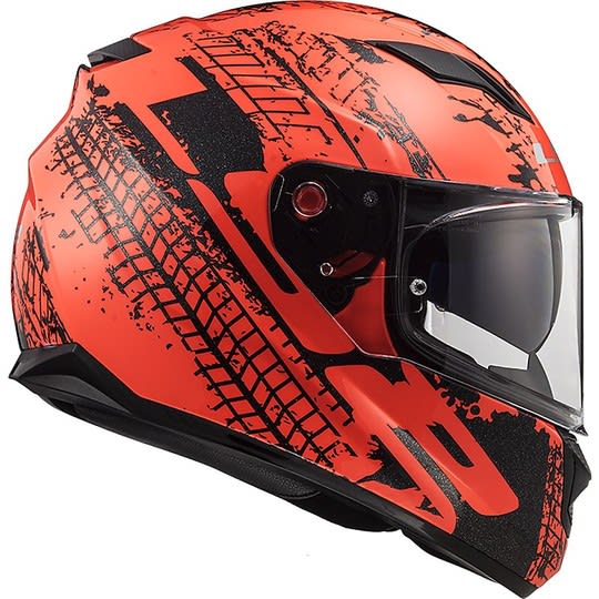 CASCO LS2 FF 320 STREAM EVO LAVA NEGRO NARANJO FLUOR3