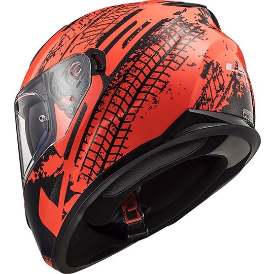 CASCO LS2 FF 320 STREAM EVO LAVA NEGRO NARANJO FLUOR5