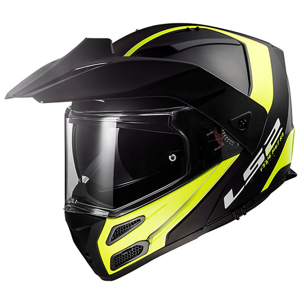 CASCO LS2 FF 324 METRO EVO NEGRO AMARILLO MATE1
