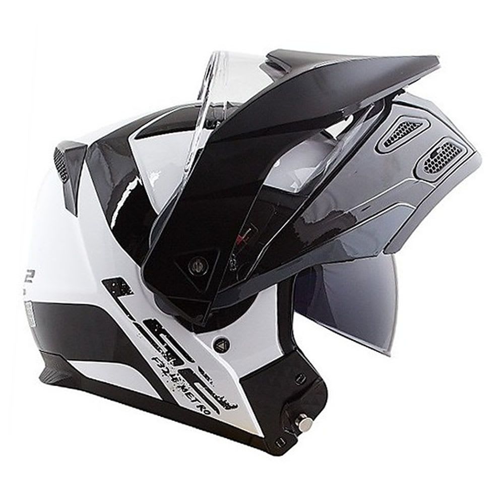 CASCO LS2 FF 324 METRO RAPID BLANCO NEGRO MATE2