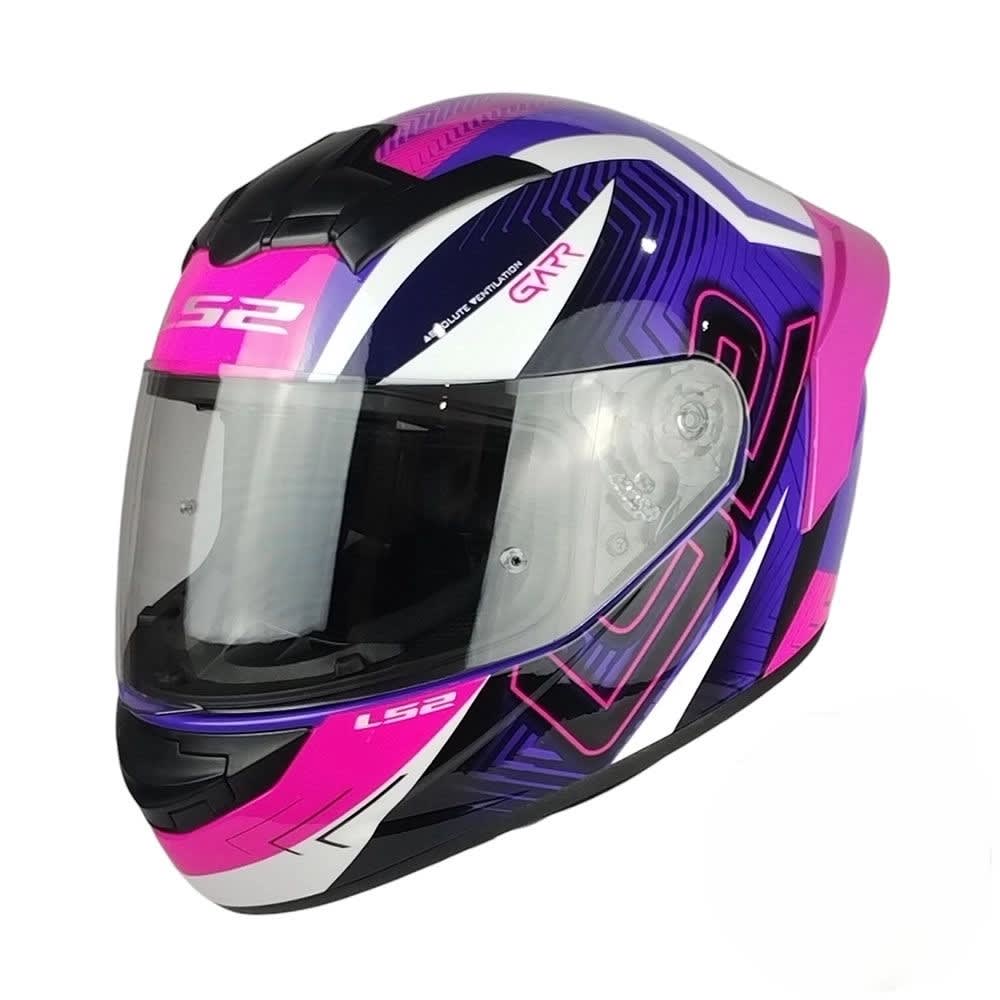 CASCO LS2 FF352 EVO GARR MORADO ROSA SPOILER ROSA1