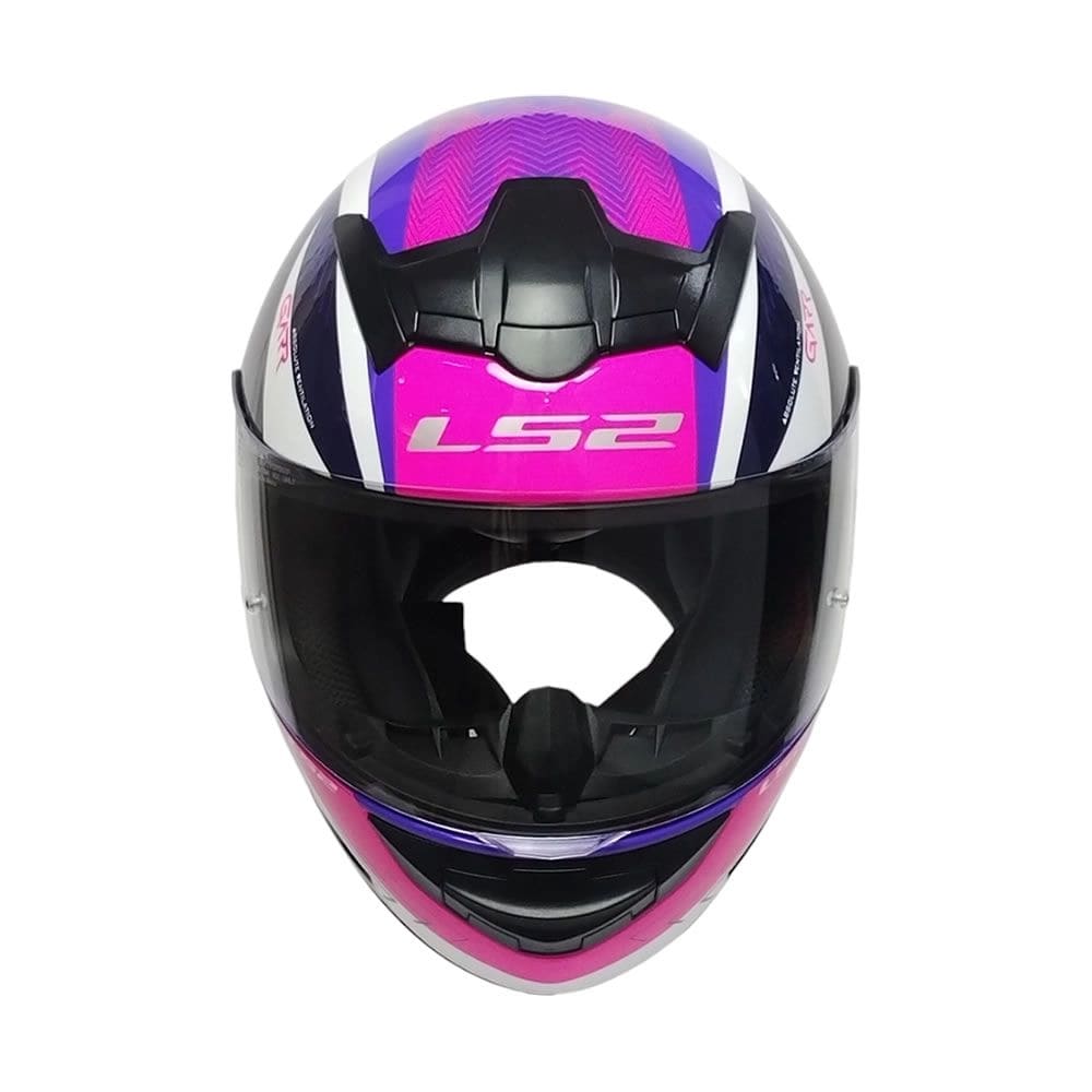 CASCO LS2 FF352 EVO GARR MORADO ROSA SPOILER ROSA4