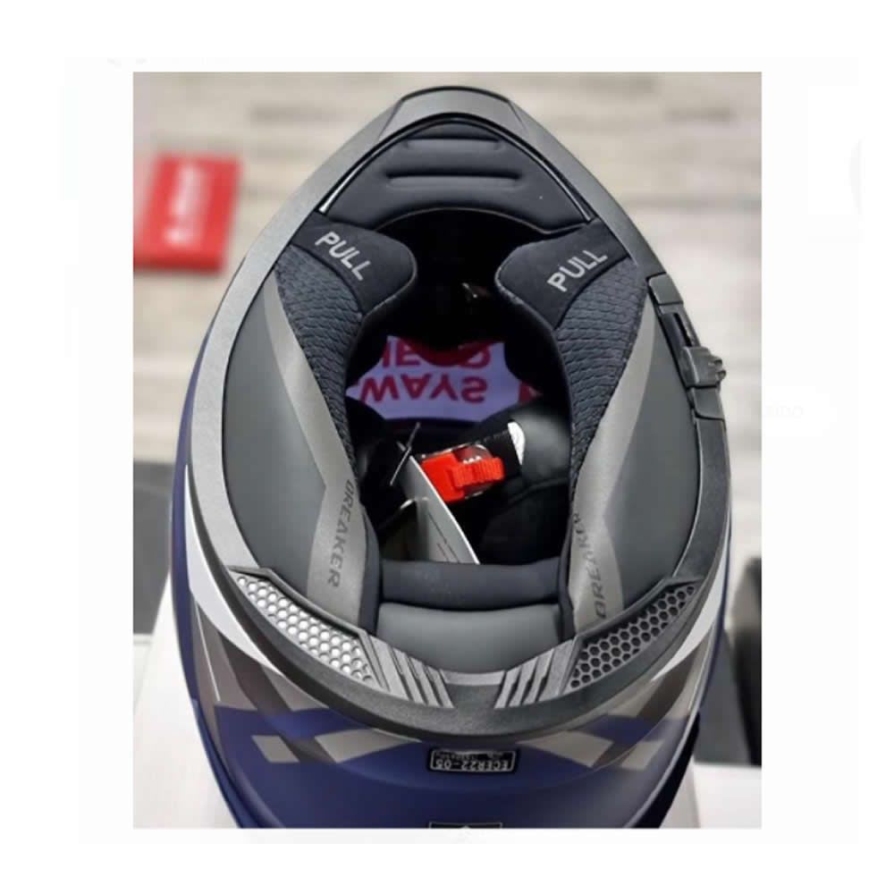 CASCO LS2 FF390 BREAKER EVO BETA AMARILLO COBAL MATTE CON PINLOCK 6