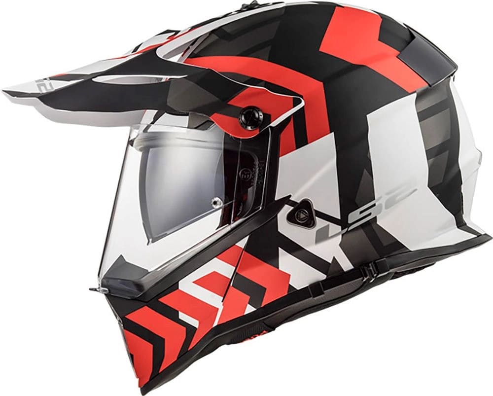 CASCO LS2 MX 436 EVO EXTREME NGO/ROJO2
