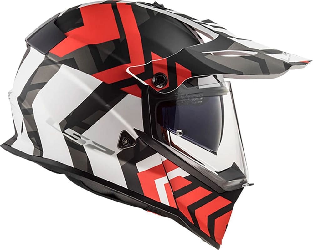 CASCO LS2 MX 436 EVO EXTREME NGO/ROJO3