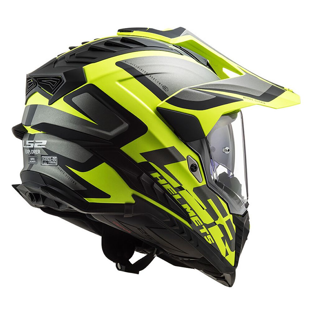 CASCO LS2 MX701 EXPLORER ALTER NEGRO AMARILLO MATE2