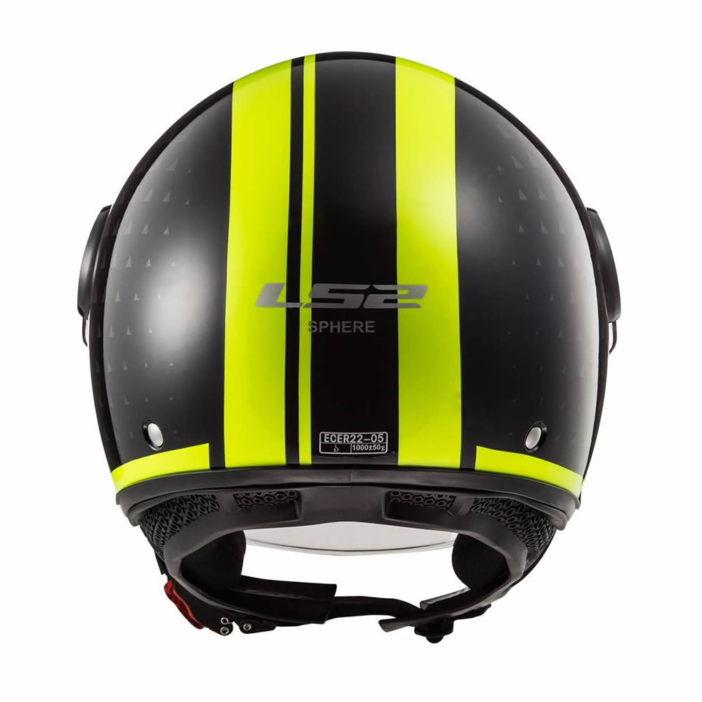 CASCO LS2 OF558 SPHERE LUX II CRUSH BLACK HI VIS YELLOW3