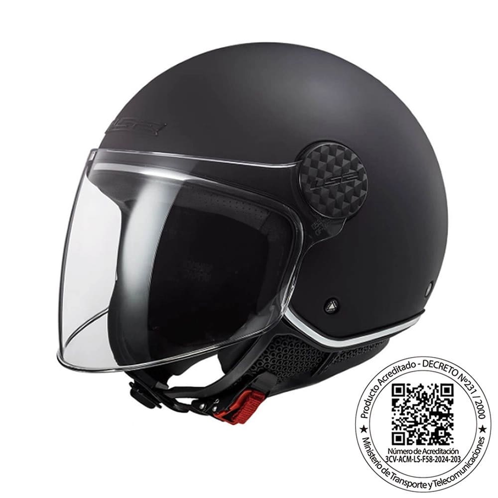 CASCO LS2 OF558 SPHERE LUX II NEGRO MATE6