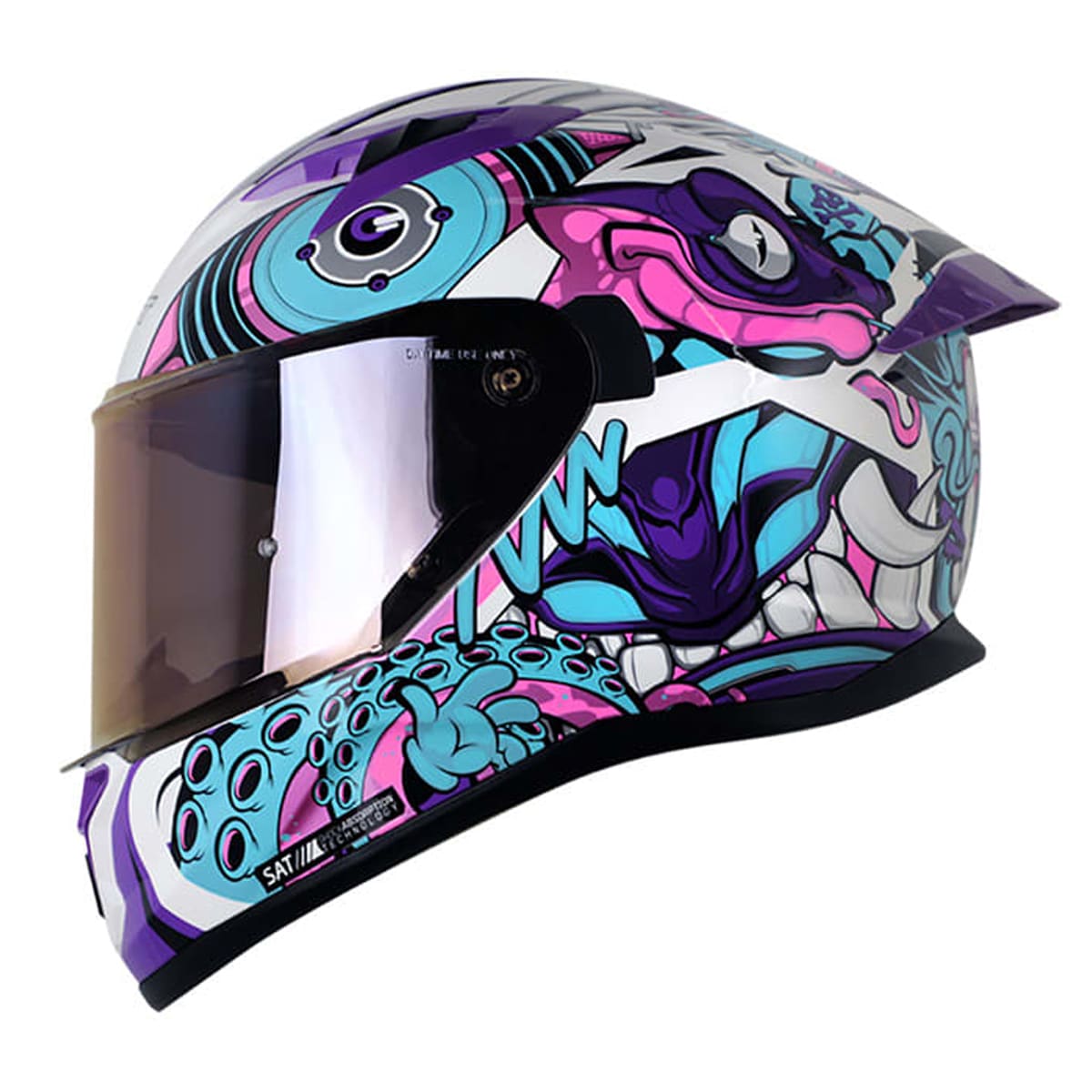 CASCO SHAFT 522 SP COMIC MONSTER BL BRILLO MR (SV)1