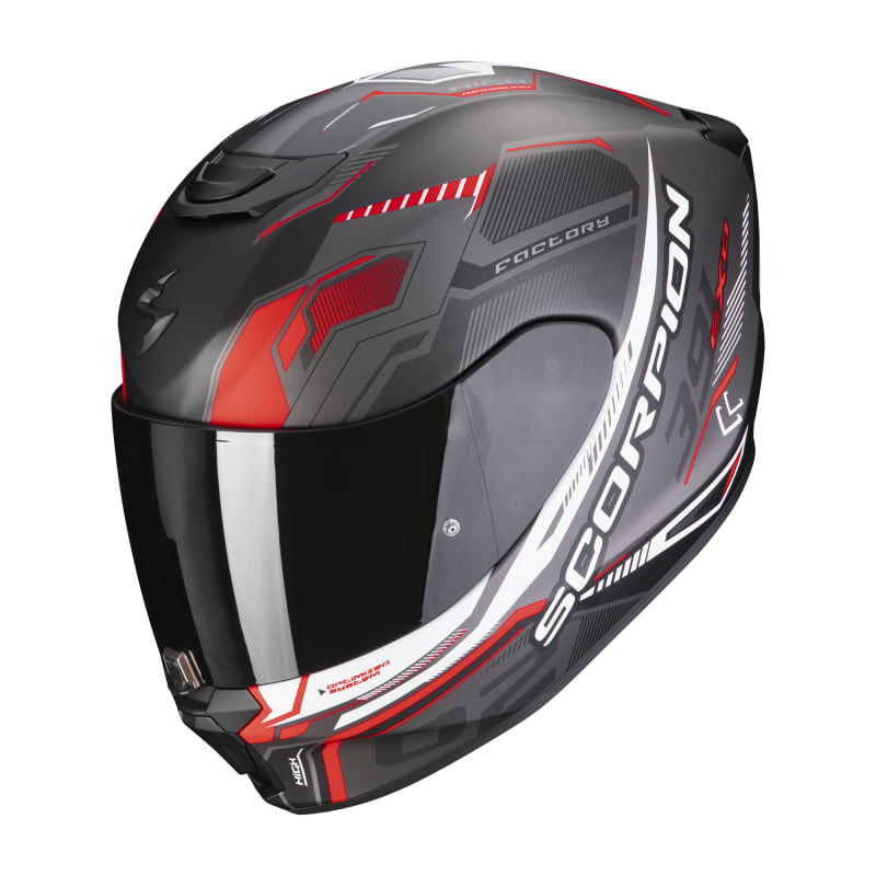 CASCO SCORPION EXO-391 HAUT NEGRO MATE GRIS ROJO1