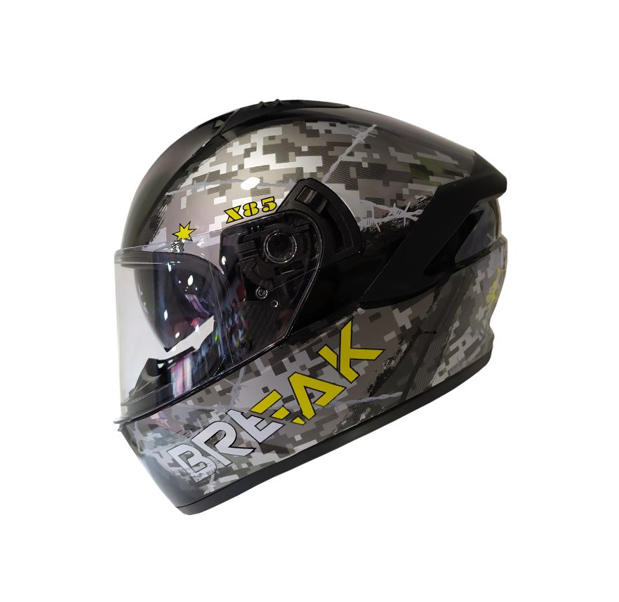 CASCO FHORSE JH-801 BREAK NEGRO GRIS1
