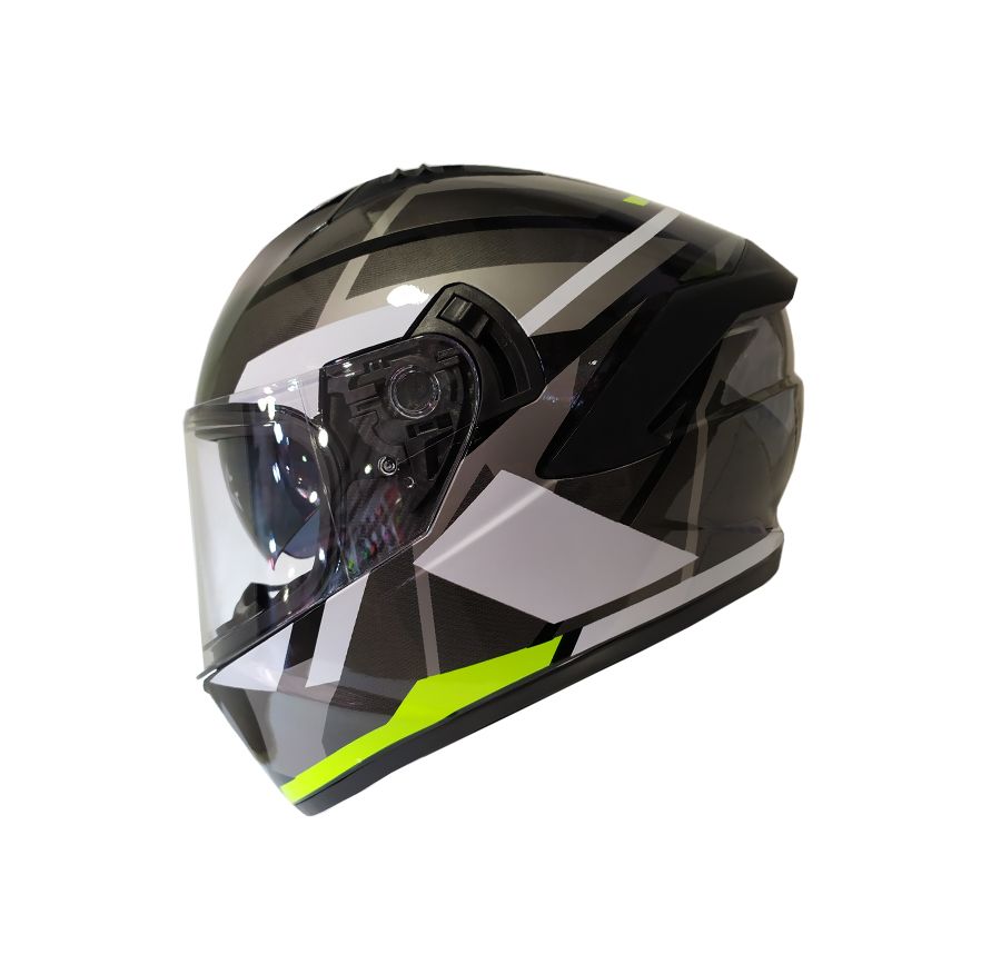 CASCO FHORSE JH-801 CROSS NEGRO AMARILLO1