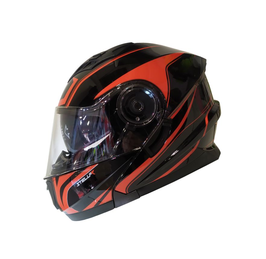 CASCO FHORSE JH-901 STELLAR NEGRO ROJO1