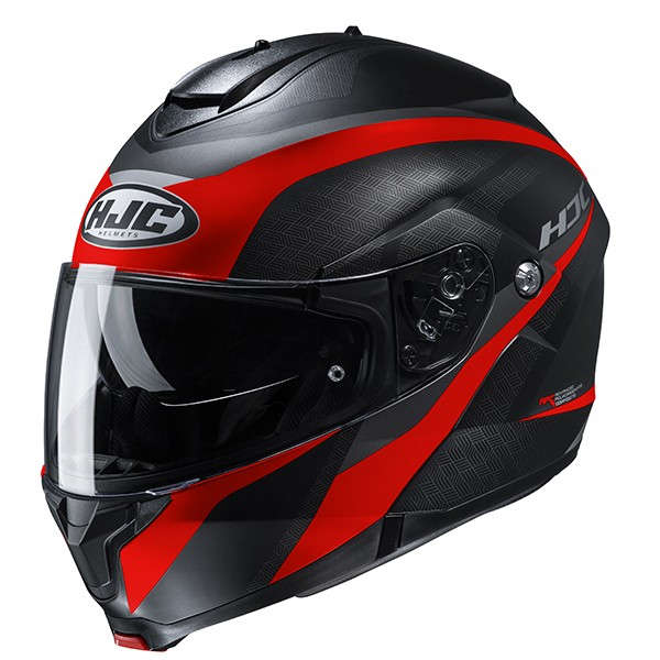 CASCO HJC C91 TALY MC1SF NEGRO ROJO1