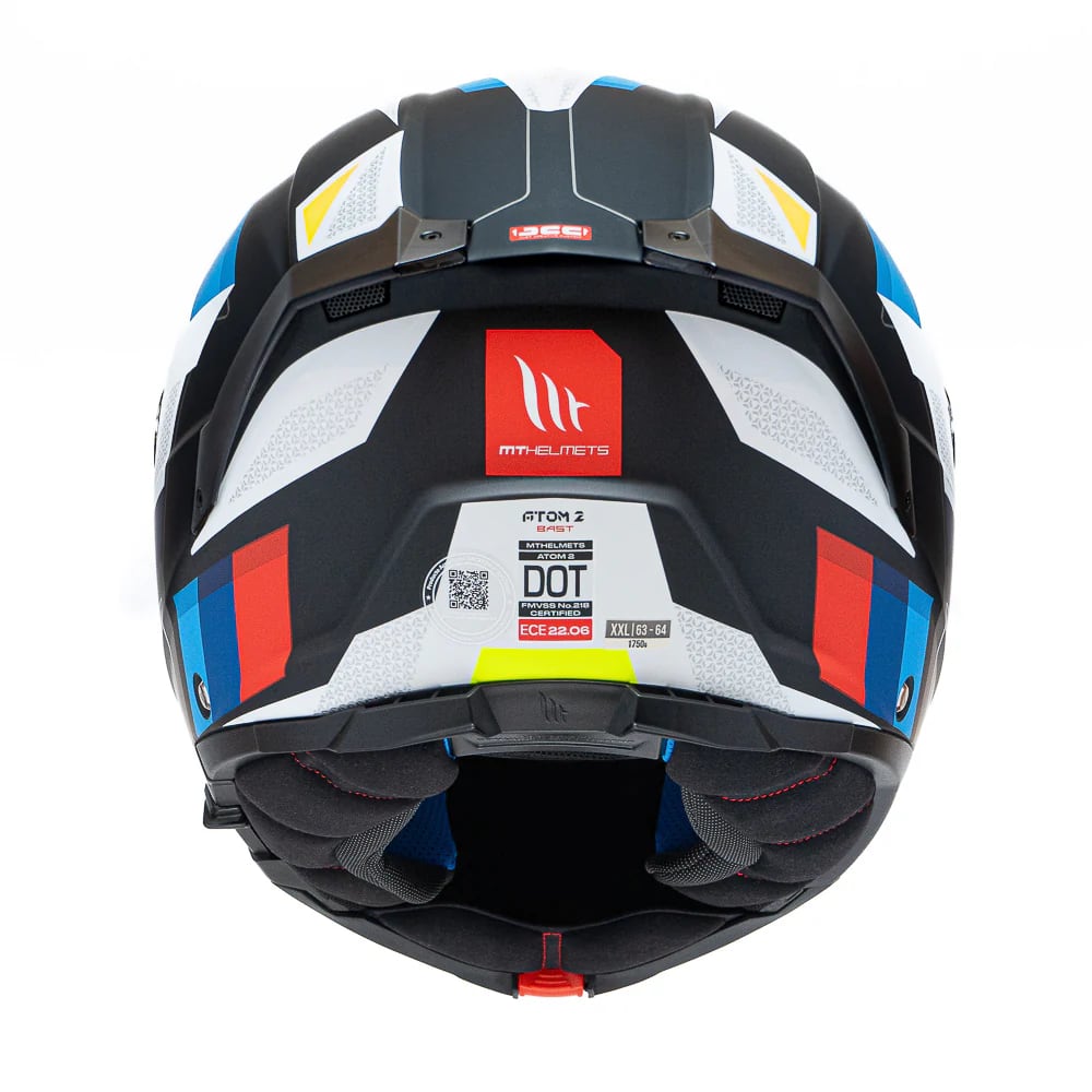CASCO MT FU404SV ATOM 2 SV BAST A1 NEGRO MATE + PLK6