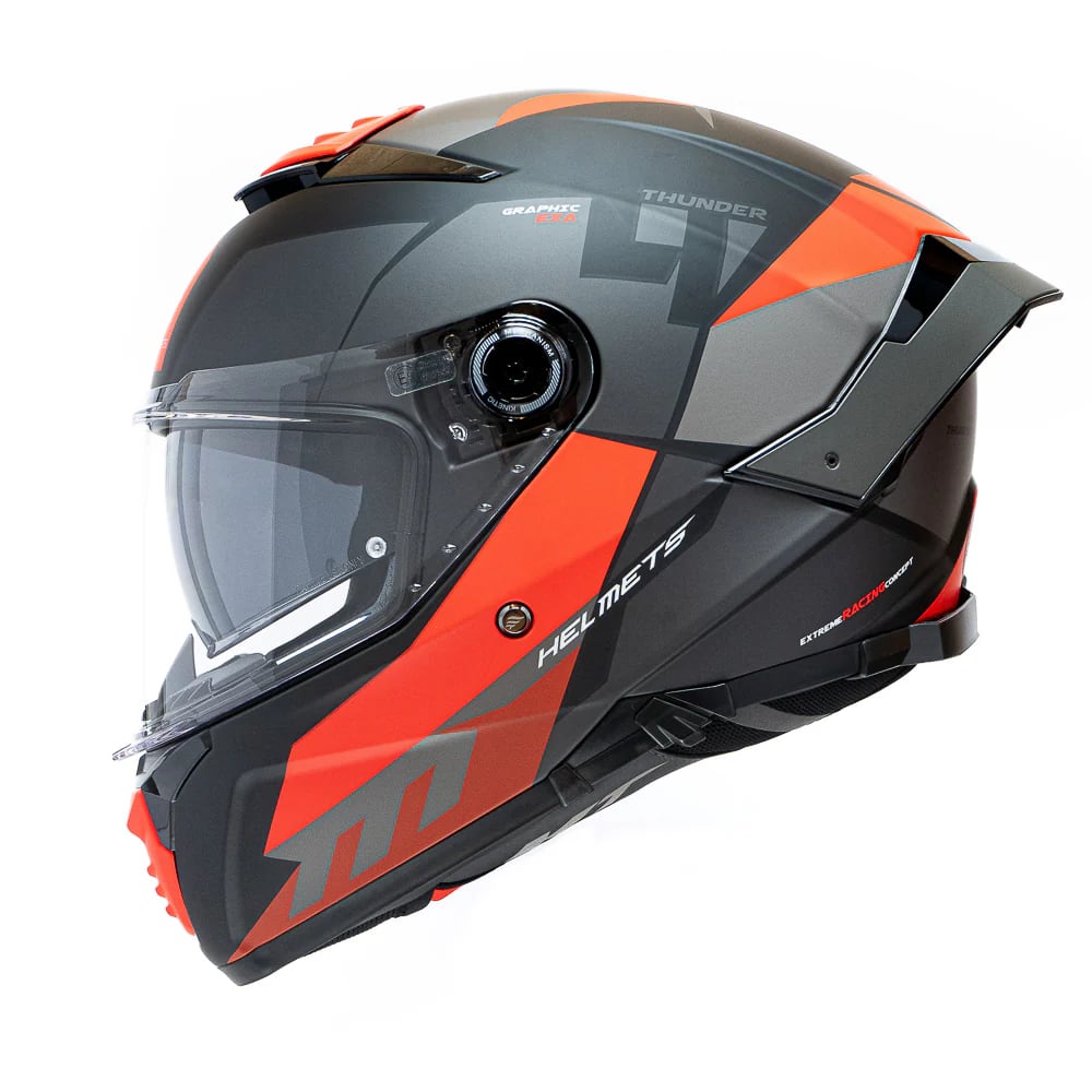 CASCO MT FF118SV THUNDER 4 SV EXA A5 ROJO MATE + PINLOCK DE REGALO2