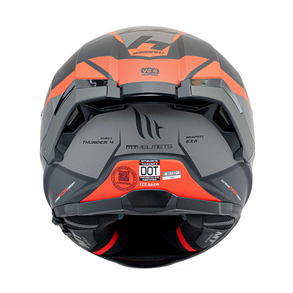 CASCO MT FF118SV THUNDER 4 SV EXA A5 ROJO MATE + PINLOCK DE REGALO5