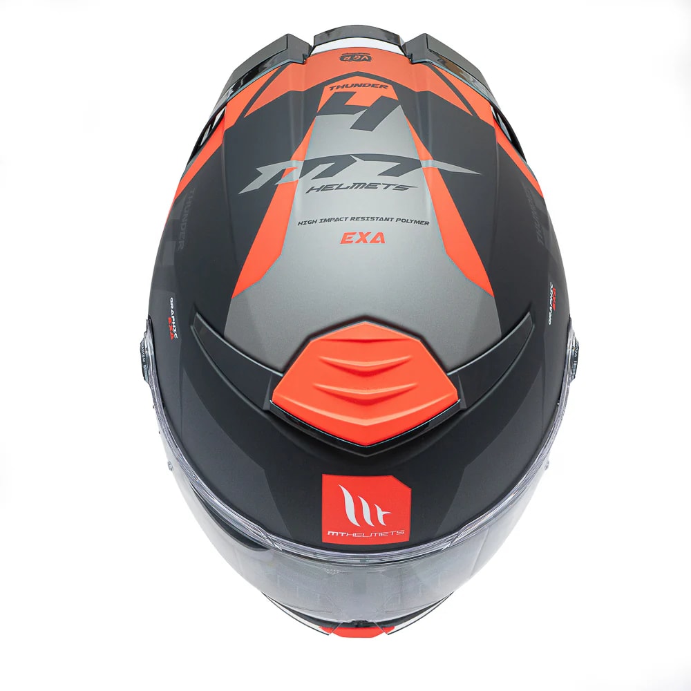 CASCO MT FF118SV THUNDER 4 SV EXA A5 ROJO MATE + PINLOCK DE REGALO6