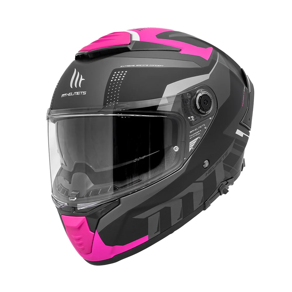 CASCO MT FF118SV THUNDER 4 SV GOBLIN B8 ROSA FLUOR MATE + PLK2