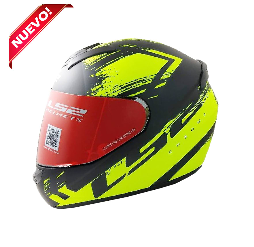 CASCO LS2 FF 352 CHROMA NEGRO AMARILLO1