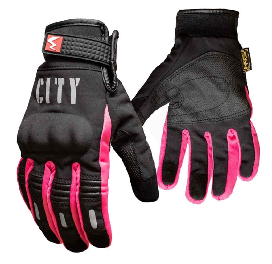 GUANTE CITY MAD-7 MR-1220101 NEGRO ROSA1