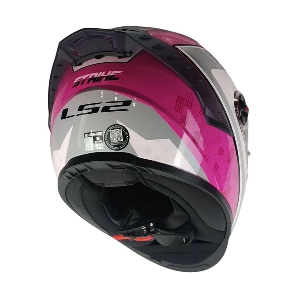CASCO LS2 FF816 COSMOS STRIKE PINK GREY SPOILER T2