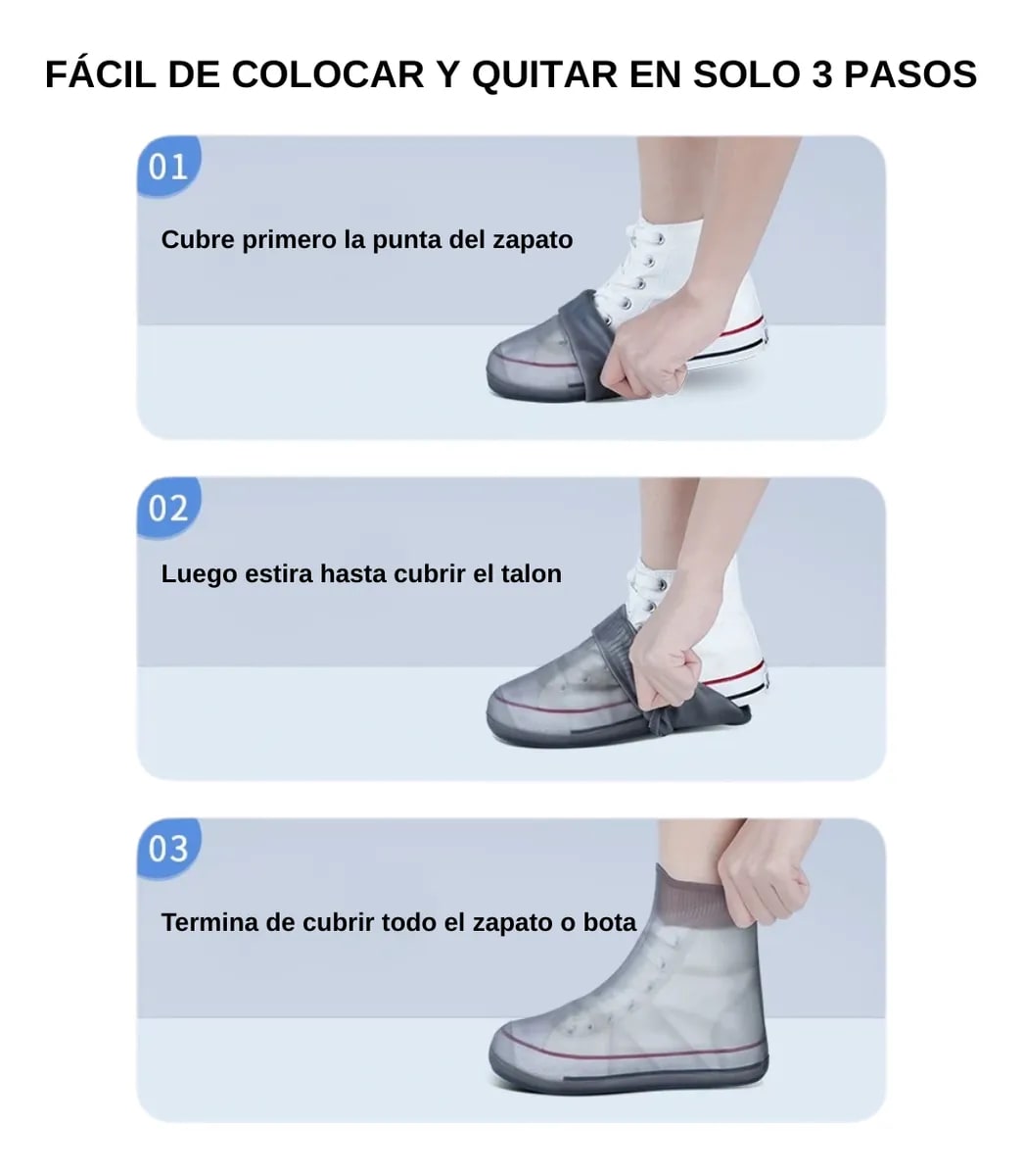 CUBRE CALZADO SILICONA COD. V714