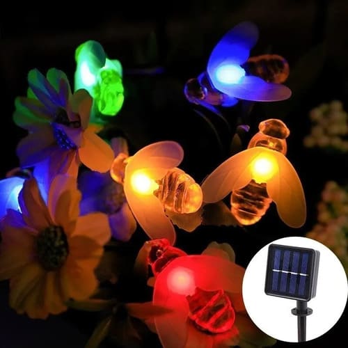 1207822 GUIRNALDA SOLAR 6 METROS MULTICOLOR ABEJA (100) 0