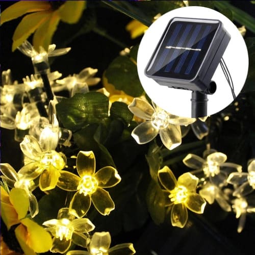 LUZ SOLAR FLOR CALIDA DECORATIVA 30 LED 6M 0