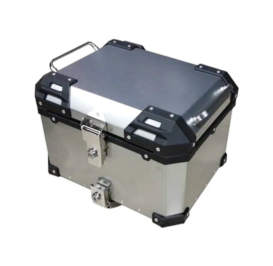 MALETA TOP CASE ALUMINIO E-70 GRIS1