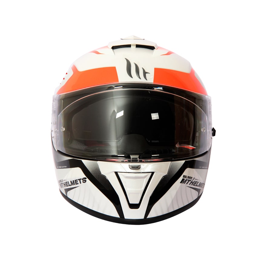 CASCO MT BLADE 2 SV BLASTER E0 BCO/NARANJO FLUOR2