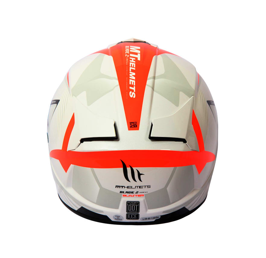 CASCO MT BLADE 2 SV BLASTER E0 BCO/NARANJO FLUOR3