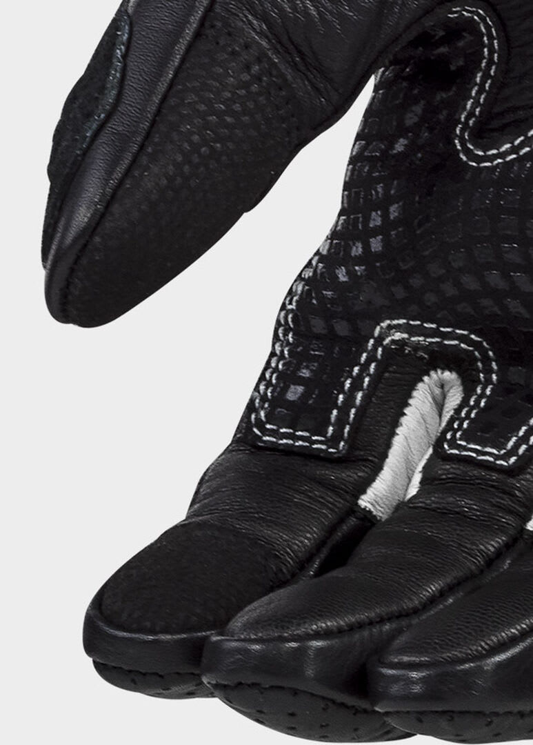 GUANTE LS2 SPARK II CUERO NEGRO ROJO HOMBRE5