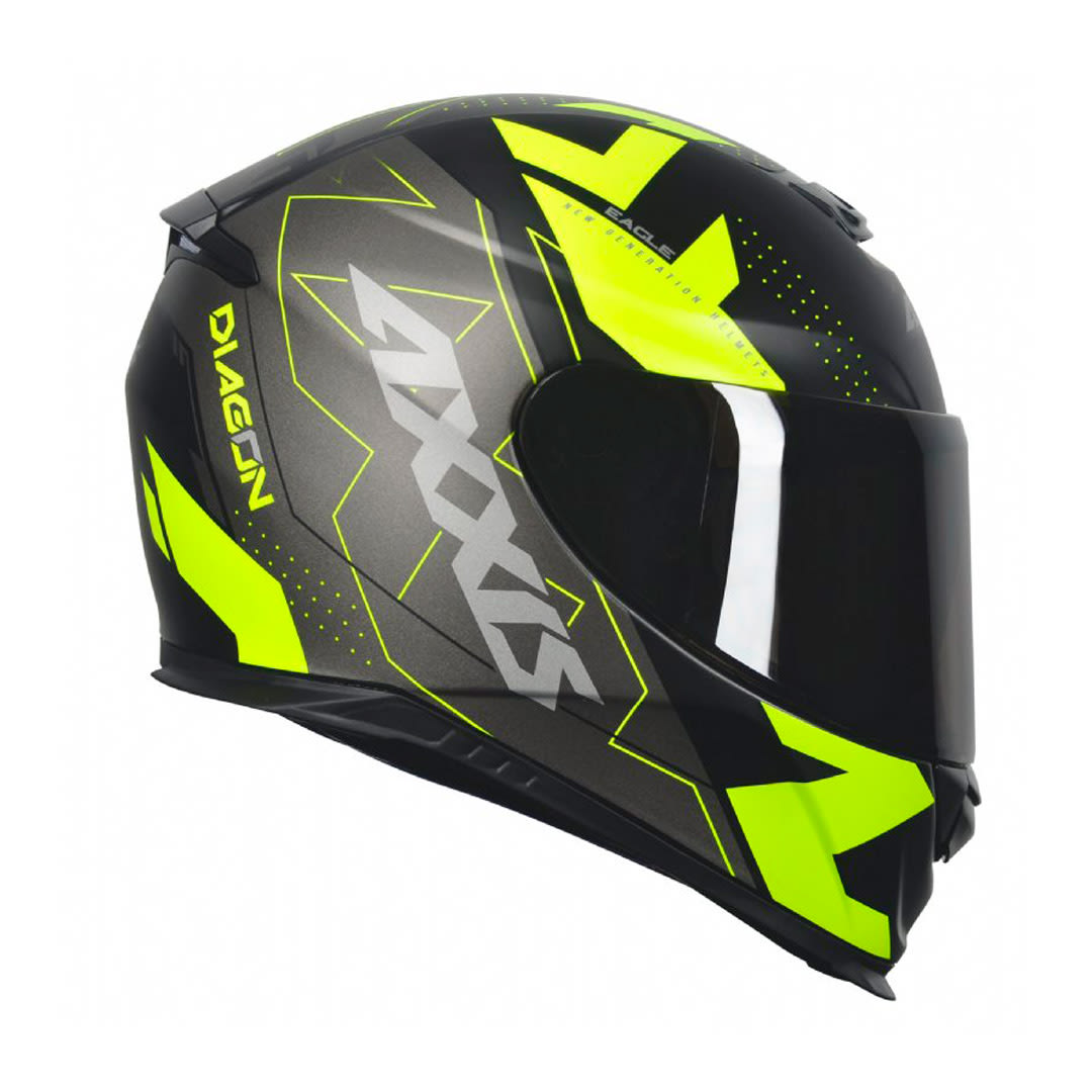 CASCO AXXIS EAGLE SV DIAGON B3 AMARILLO FLUOR3