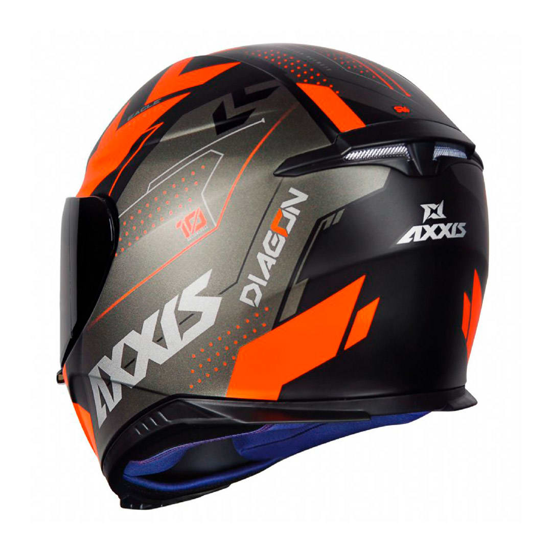 CASCO AXXIS EAGLE SV DIAGON B4 NARANJO6