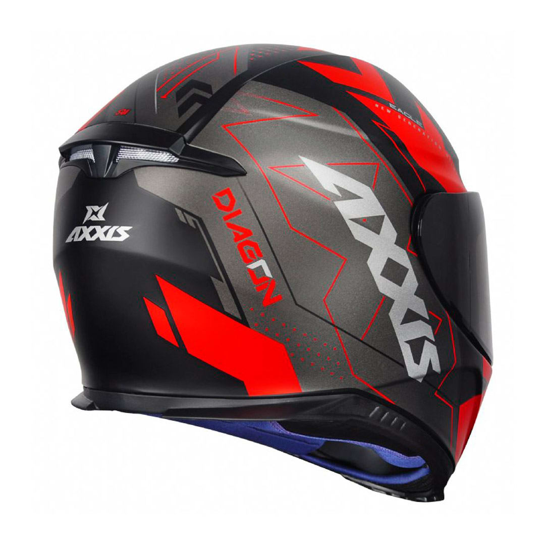CASCO AXXIS EAGLE SV DIAGON B5 ROJO3
