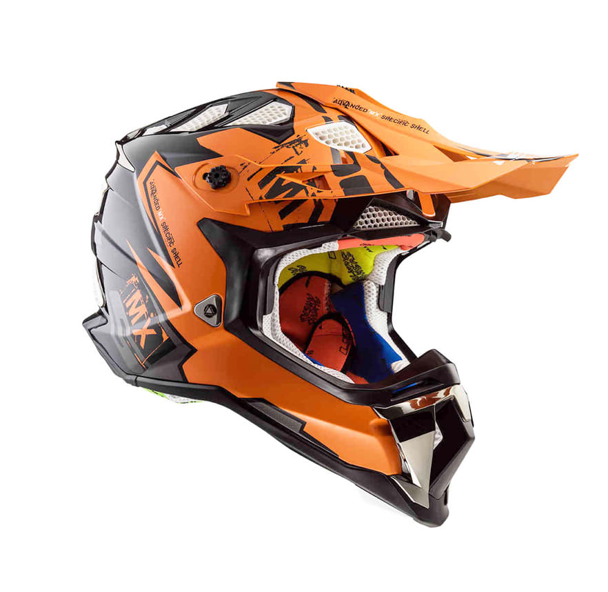 CASCO LS2 MX 470 SUBVERTER EMPEROR NEG/NARANJO3