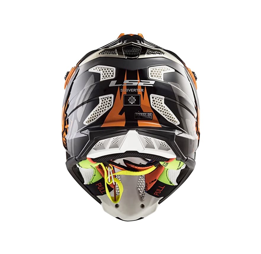 CASCO LS2 MX 470 SUBVERTER EMPEROR NEG/NARANJO4