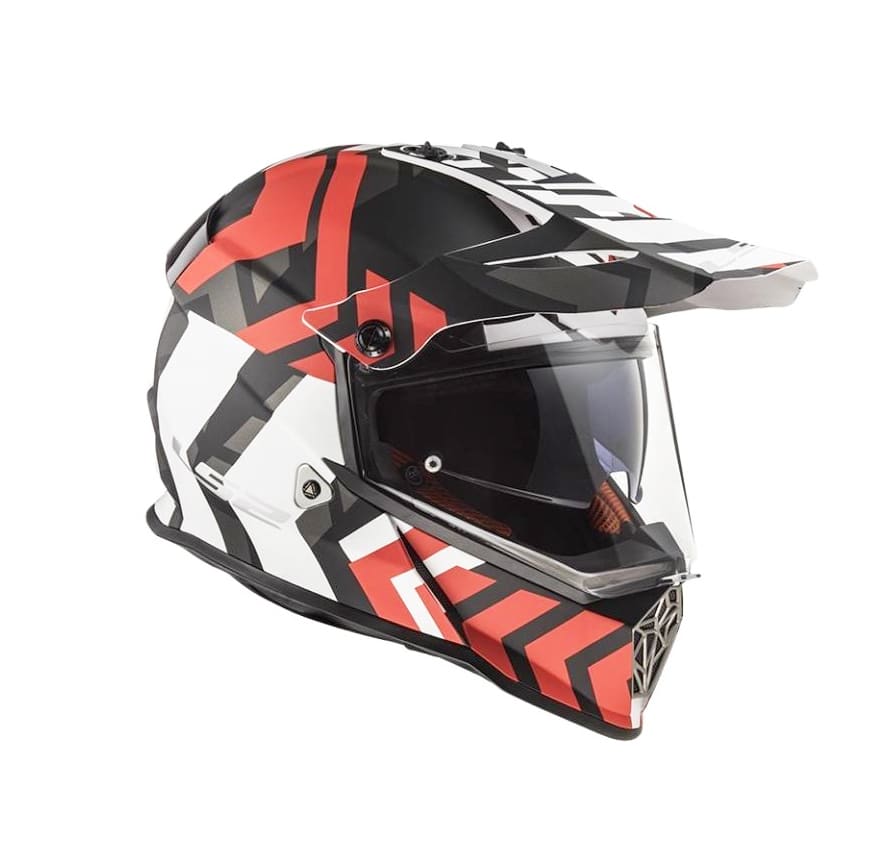 CASCO LS2 MX 436 EVO EXTREME NGO/ROJO5