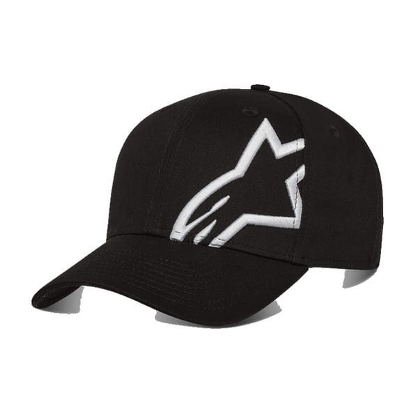 GORRO ALPINESTARS CORP SNAP 2 NEGRO BLANCO1
