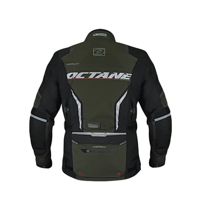 CHAQUETA OCTANE HURRICANE NEGRO VERDE2