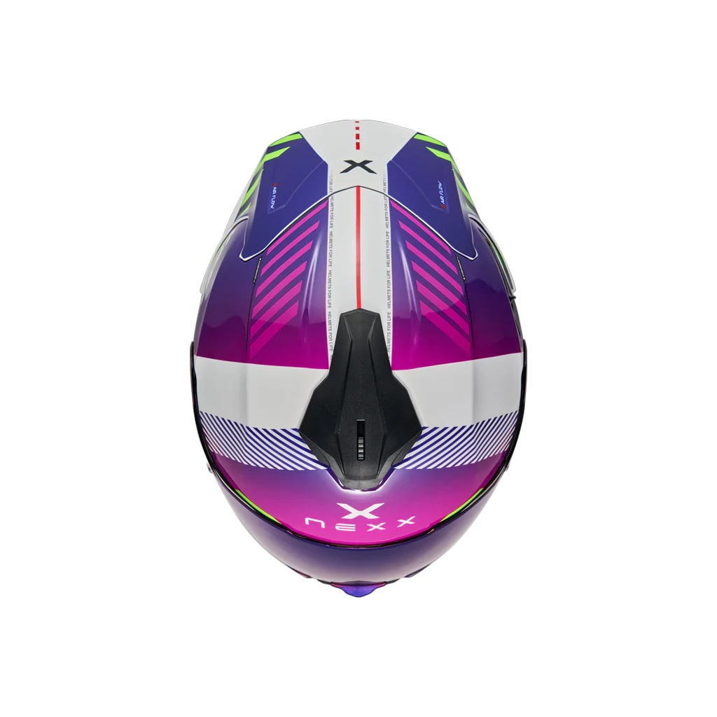 NEXX CASCO Y.100R FADE PURPURA BLANCO4