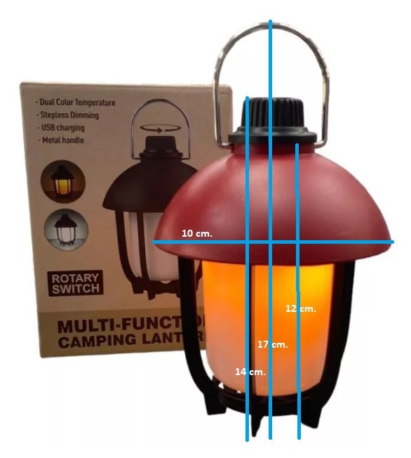 2701110 FAROL COLGANTE RECARGABLE LUZ CALIDA(60)3