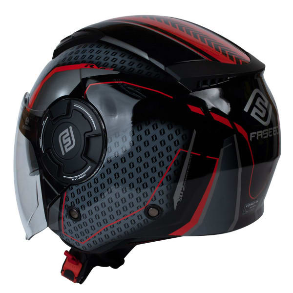 CASCO FASEED 729 JYH NEGRO ROJO BRILLO2