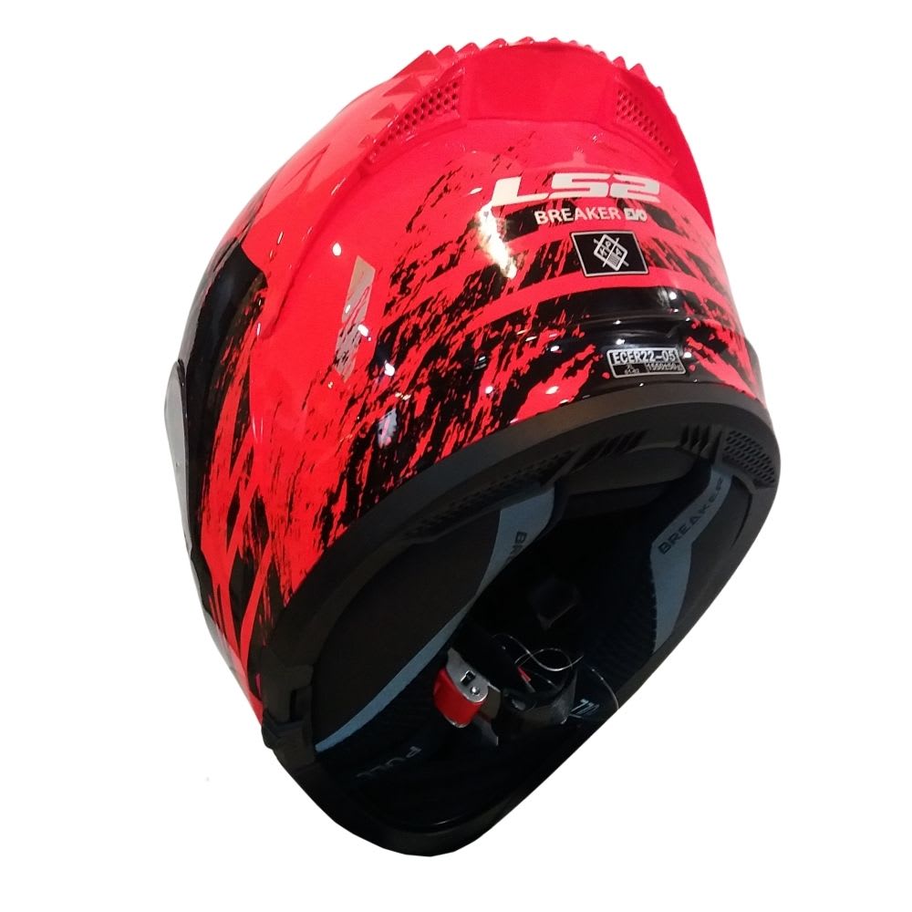 CASCO LS2 FF 390 BREAKER SWAT NEG NARAN FLUOR4