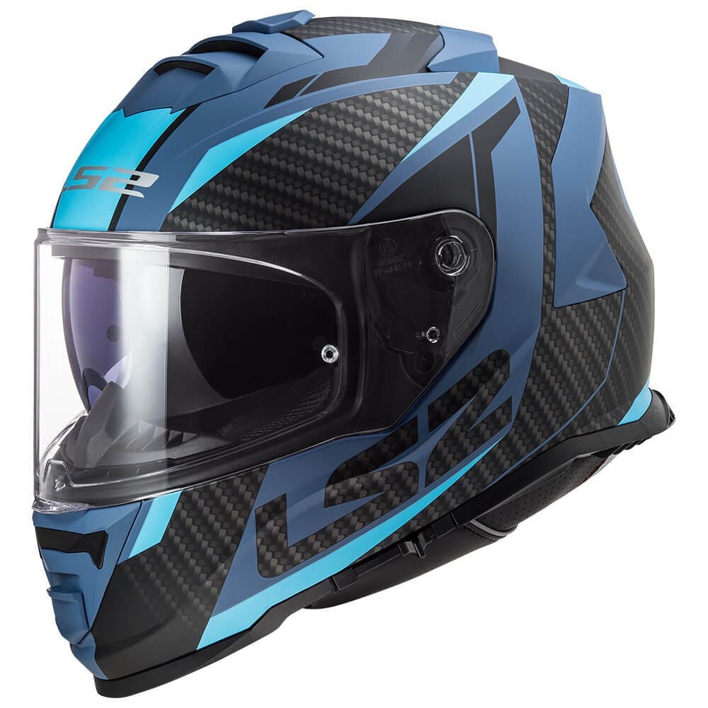 CASCO LS2 FF 800 STORM RACER MAT BLUE1