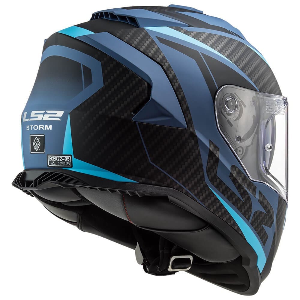 CASCO LS2 FF 800 STORM RACER MAT BLUE2