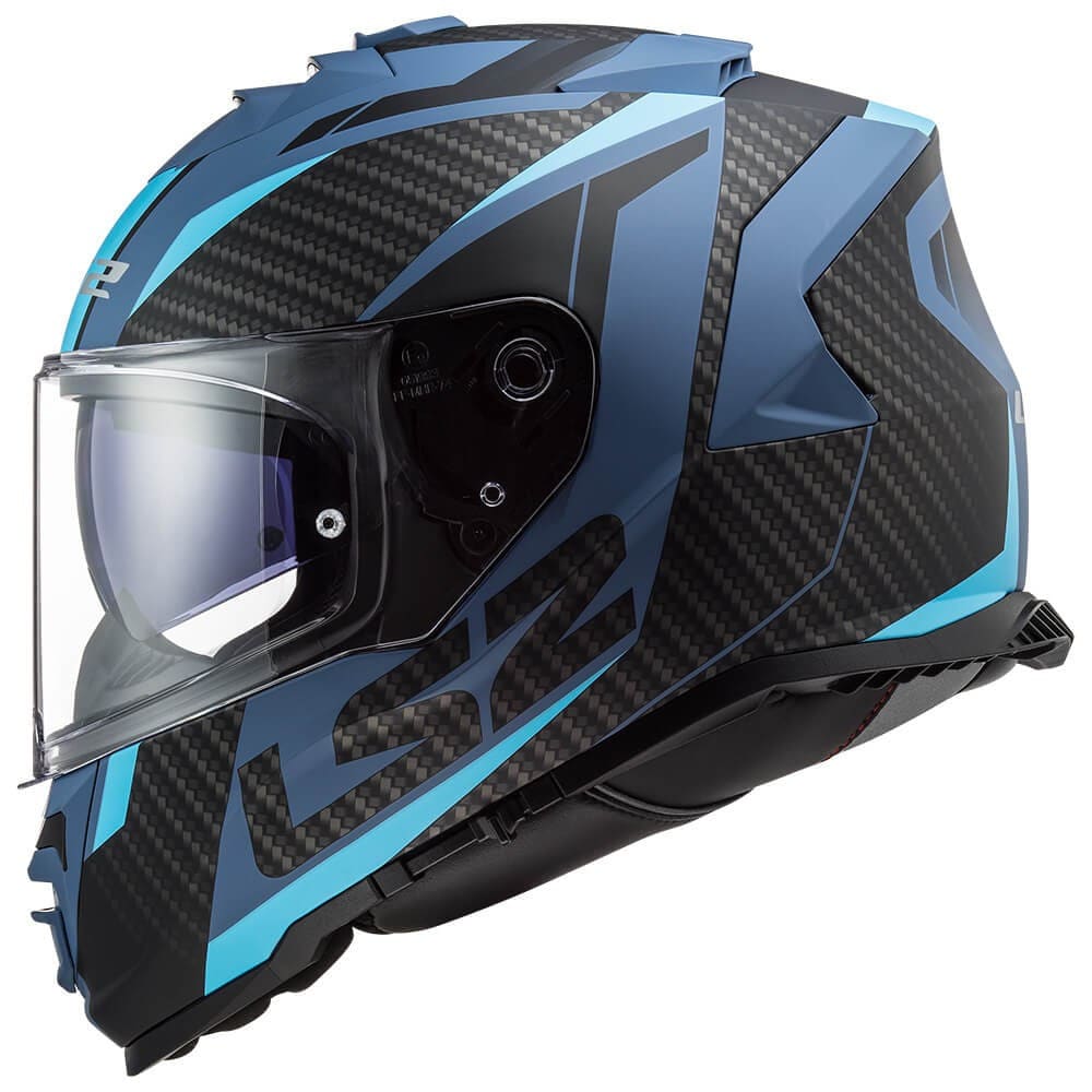 CASCO LS2 FF 800 STORM RACER MAT BLUE3